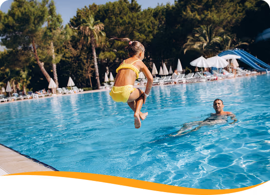 Piscine camping