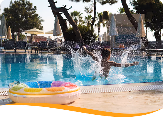 Piscine camping